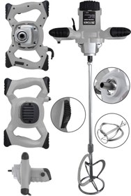 Resim STEİNER Germany Technology 2800 Watt Bakır Sargı 6 Kademeli Alçı Boya Ve Harç Karıştırıcı Mikser Gri 