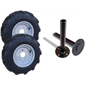 Resim Yağmur Çapa Makinaları Teker Ve Aks Takım 28 Mm Patlamaz 