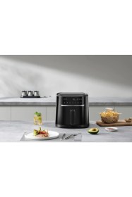 Resim 6 Litre Air Fryer, Siyah, Sağlıklı ve Pratik Pişirme Cihazı 