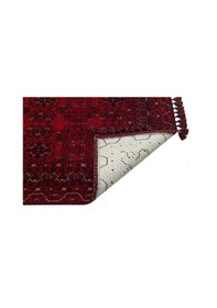 Resim Hoom Rugs Afgan Afg 02 Red Antibakteriyel Kaymaz Tabanlı Dekoratif Kilim Kırmızı 