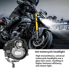 Resim HEYCE LED Motosiklet Far | Parlak LED Motosiklet Işıkları | 4 Aydınlatma Modlu Spot Sürüş Sis Lambaları, Enerji Tasarrufu, Arabalar, SUV'ler, Bisikletler için Güvenli Sürüş 