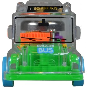 Resim Ctoys Işıklı Sesli Şeffaf Minibüs Yeşil 