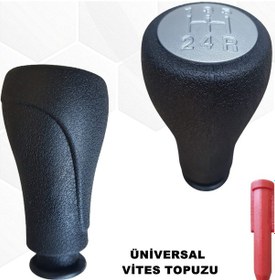 Resim Vites Topuzu Kaliteli 5 Ileri Mandalsız Siyah-Gri Renk Point (551882599) 