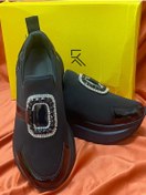 Resim layki 0000067 SİYAH RENKLİ KADIN SNEAKER YÜRÜYÜŞ SPOR AYAKKABISI 3 