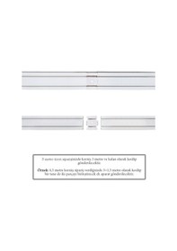 Resim Perde Rayı Korniş 2 Raylı 2''Li İkili Korniş (Ölçü Seçiniz) 