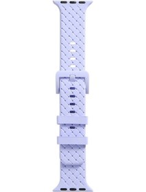 Resim Örgülü Doku Silikon Saat Kordonu iOS Uyumlu Watch Ultra 49mm-watch Ultra 2 49mm / Seri 9-8-7 45mm / Se 3-se 2-6-se-5-4 44mm / 3-2-1 42mm 