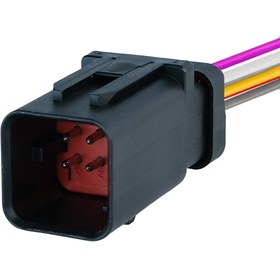 Resim TE Connectivity Dişi Konnektör 6 Pin Kablolu 