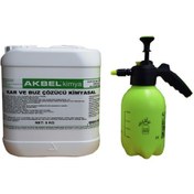 Resim Akbel Zemin Kar ve Buz Çözücü Kimyasal 5 Kg+2Lt Uygulama Aparatı 