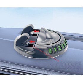 Resim Diyar-ı Fırsat 360 Dönebilen Yapışkanlı Numaratörlü Araç Telefon Tutucu 