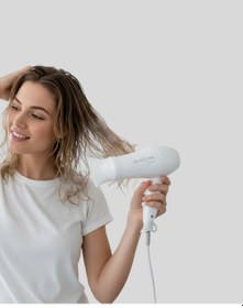 Resim Cosmotex Katlanabilir Seyahat Tipi Saç Kurutma Makinesi Çift Kademeli Ayar 