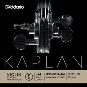 Resim D'Addario KS311W 4/4M Kaplan Non Whistling Keman Tek Tel (E) 