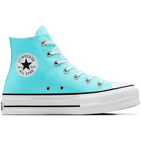 Resim Converse Chuck Taylor All Star Lift Kadın Günlük Ayakkabı A07570C Mavi 