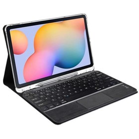 Resim Microcase Samsung Tab S6 Lite P610 Bluetooth Touchpad Klavyeli Kalem Koymalı Kılıf - Bkk10 Uyumlu 