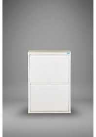 Resim Lıccıa Metal Ayakkabılık 2 Li Model Beyaz 