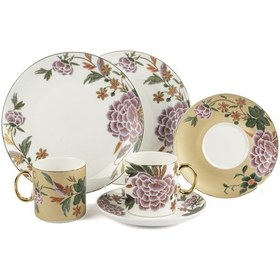 Resim Mikasa Moor Lieanna 2'li Pasta Tabak Çay Fincanı Seti 6 Parça 180 Cc çok renkli 