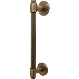 Resim Koldoor Punch Zamak A213 Mat Antik Sarı Çekme Kol Sürgülü Kapı Çekme Kolu 40 cm 1 Adet 