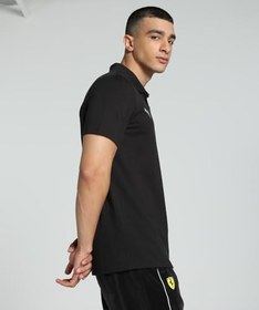 Resim PUMA Ferrari Style Polo Jacquard Polo Tişört Unisex Yetişkin 