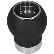 Resim Dianziye Plastik Manuel Vites Çubuğu, 6 Vites Ve Geri Vites İkonlu, Ergonomik Tasarım, Kolay Kurulum, Siyah Renkli Araba Vites Takımı Siyah 