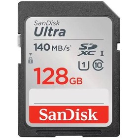 Resim Sandisk Ultra 128gb 140mb/s Sdhc/sdxc Class 10 Uhs-ı Hafıza Kartı Sdsdunb-128g-gn6ın 