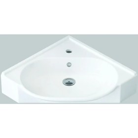 Resim Idevit Myra 51 x 51 cm Köşe Lavabo 