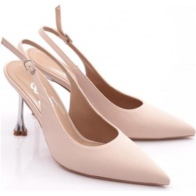 Resim Dgn 6737 Kadin Arkasi Açik Topuklu Abiye Ayakkabi 6737-424-R0175 