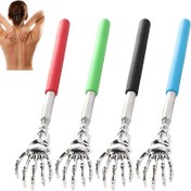 Resim 1 Adet Paslanmaz Çelik Uzatılabilir Sırt Kaşıyıcı - Teleskopik Ayarlanabilir 21.08-57.91 cm Ergonomik Kauçuk Saplı, Yaşlılar ve Yetişkinler için Taşınabilir Kaşınma Rahatlama Aracı, Şükran Günü Noel Doğum Günleri İçin Mükemmel Hediye, Kişisel Bakım Aksesuarı | Şık Metalik Bitiş | Dayanıklı Yapı 