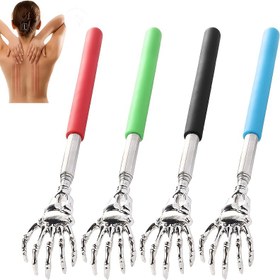 Resim 1 Adet Paslanmaz Çelik Uzatılabilir Sırt Kaşıyıcı - Teleskopik Ayarlanabilir 21.08-57.91 cm Ergonomik Kauçuk Saplı, Yaşlılar ve Yetişkinler için Taşınabilir Kaşınma Rahatlama Aracı, Şükran Günü Noel Doğum Günleri İçin Mükemmel Hediye, Kişisel Bakım Aksesuarı | Şık Metalik Bitiş | Dayanıklı Yapı 