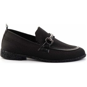 Resim Siyah Kadın Loafer Ayakkabı K01225020382 Çok Renkli 