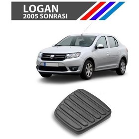 Resim OTOZET Dacia Logan Fren - Debriyaj Pedal Lastiği 2 Adetli Takım 2005+ 
