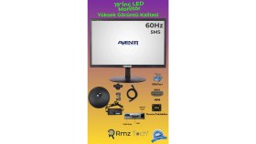 Resim Avenir M19C Sessiz 19" LED Monitör, HDMI , VGA Uyumlu, 1920X1080P Fhd 4K Destekli, 5ms ( Pc, Kayıt Cihazlarına Uyumlu) 