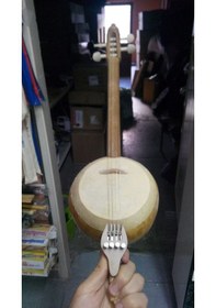 Resim Orta Kalite Ince Ayar Fix Li Kabak Kemane-Yay-Kılıf-Reçine Dahil 