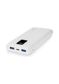 Resim Powerslim Trio Lcd 10.000mah Pd 22,5w Dahili Kablolu Taşınabilir Şarj Aleti / Powerbank 