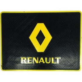 Resim Renault Kaydırmaz Torpido Pedi - Renault Logolu Kaydırmaz Ped 