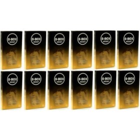 Resim S-Box S Box Hisset Prezervatif Ektra Ince Ultra Thin 12 Kutu Condom 