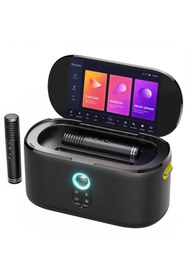 Resim Ikarao Partybox Shell S1 280W Karaoke Bluetooth Hoparlör Seti, Dahili 10.1" Tablet, 2 Adet Mikrofon 