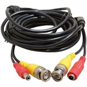Resim Bnc-Bnc Kablo+Power Kablo Dişi-Erkek Jacklı 10 Metre 