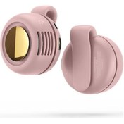 Resim Taşınabilir Alt Tasarımlı, Şarjlı, Kanatsız Whirlwind Vantilatör Pembe, 