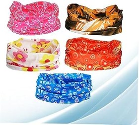 Resim SOIMISS 10 Adet Sürme Boyun Örtüsü Rüzgar Geçirmez Yüz Maskesi Bisiklet Eşarp Yüksek Elastikiyet Boyun Kollu Yüz Maskesi 