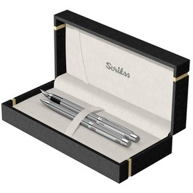Resim Scrikss İkili Set Dolma Kalem - Tükenmez Kalem Venus 722W Balıksı 