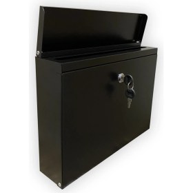 Resim Veta Metal Dekoratif Posta Kutusu-Siyah 