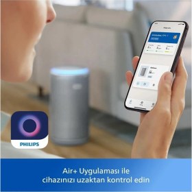 Resim Philips 135 M² Wi-Fi Destekli Otomatik Modlu Hepa Filtreli Hava Temizleyici Ev Ofis Alerjen Koku Beyaz Akıllı Pm2.5 PM10 