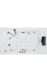 Resim Nassau Jakuzi 140x80, H55 Rest Hidromasaj Sistemli Küvet (Gövde + Metal Ayak + 4 Yön Panel) 