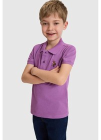 Resim U.s. Polo Assn. Erkek Çocuk Menekşe Tişört Basic 50325608-vr037 Menekse 