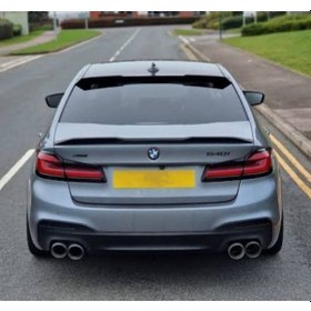 Resim Bmw G30 5 Seris M4 Style Cam Üstü 2017-2021 Spoiler 