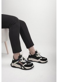 Resim Guja Özel Seri Kadın Spor Ayakkabı 24y425 Siyah Siyah 