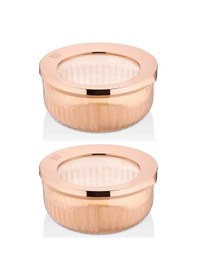 Resim Vip Ahmet VP-167 Masal Akrilik Saklama Kabı Bakır 2 x 800 ML Bakır 