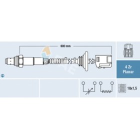 Resim Fae Toyota Oksıjen Sensoru Toyota Corolla 1.6 1.8 Vvt I 2002-2006 Avensis 1.6 Vvt I 2003-2008 (t25) / ( 