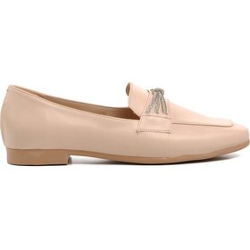Resim Ayakmod 514509 Bej Kadın Loafer Ayakkabı 001 