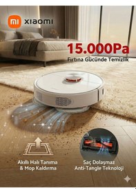 Resim Xiaomi Robot Vacuum S40 Pro 15.000 Pa Robot Süpürge 