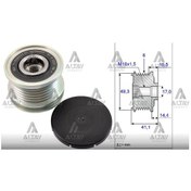 Resim Esse Otomotiv 207 208 308 Mini 02- 1.6 16V Bnz. Kasnak Alternatör - INA-535017810 - 5702J0 